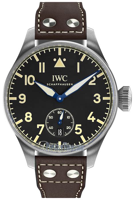 iwc ref no iw510301|IWC Big Pilot's Heritage Black Dial Automatic Men's Watch .